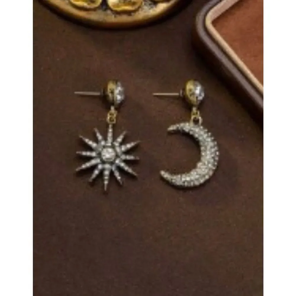 Beautiful Moon and Stars Earrings